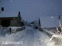 sněhová nadílka 6.12.2005