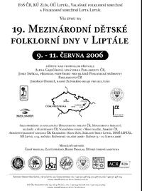 Folklorní festival Dětské dny Liptál