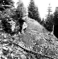 Heřmanovice, Zbytky hradu Quinburk