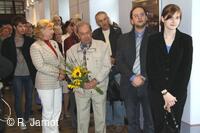 Autor textů - L. Loukotka a další hosté vernisáže