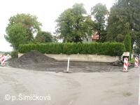 průběh stavební akce